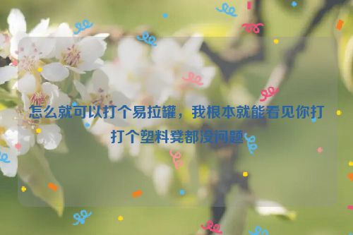 怎么就可以打个易拉罐，我根本就能看见你打打个塑料凳都没问题